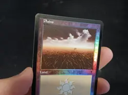 Magic The Gathering MTG 7th Edition Plains Foil 344/350 John Avon 2001 LP - Image 4