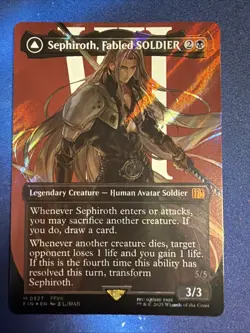 Sephiroth, Fabled SOLDIER (Borderless) (Surge Foil) - FINAL FANTASY (FIN) - Image 1