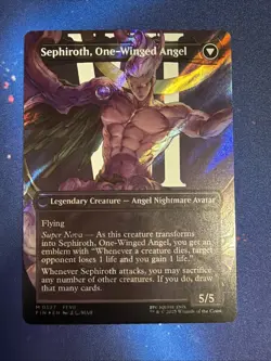 Sephiroth, Fabled SOLDIER (Borderless) (Surge Foil) - FINAL FANTASY (FIN) - Image 2