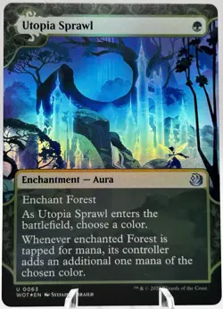 Utopia Sprawl 0063 Foil Wilds Of Eldraine Enchanting Tales WOT MTG NM - Image 1