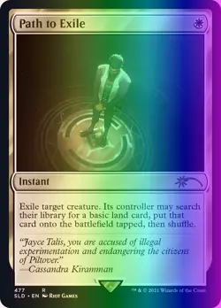 MTG Magic the Gathering Path to Exile (477/3004) Secret Lair Drop Series LP FOIL - Image 1