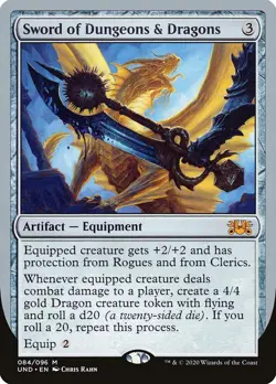 MTG Magic the Gathering Sword of Dungeons & Dragons (84/107) Unsanctioned LP - Image 1