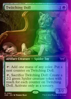 MTG Twitching Doll (384/469) Duskmourn House of Horror LP FOIL - Image 1