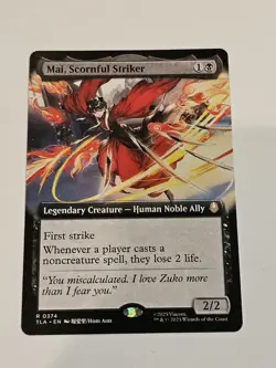 Mai, Scornful Striker (Extended Art) Avatar: The Last Airbender Regular - Image 1