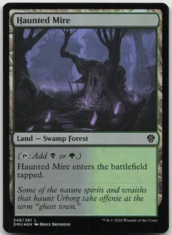 Haunted Mire FOIL 248 Land Dominaria United NM MTG - Image 1