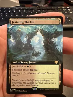 Festering Thicket (Extended Art) Commander: Edge of Eternities Non-Foil 41 - Image 1