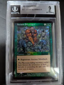 mtg 1999 URZA'S DESTINY FOIL #101 ANCIENT SILVERBACK R BGS 9 PSA - Image 1
