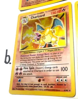 4 NM/MINT Pokemon • 1st Edition Here Comes Team Rocket • Unlimited Charizard - Image 5