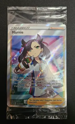 Pokemon TCG Marnie SWSH121 Promo SEALED - Image 1