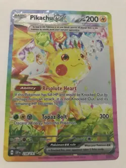 Pokemon TCG Pikachu ex 238/191 Surging Sparks Special Illustration Rare NM - Image 1