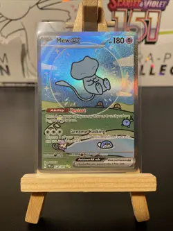 Pokemon TCG Mew EX 232/091 Sv: Paldean Fates Bubble Mew - Image 1