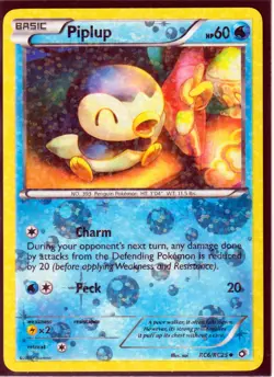 2013 PIPLUP RC6/RC25 Legendary Treasures Pokemon Radiant Collection HOLO (P4) - Image 1