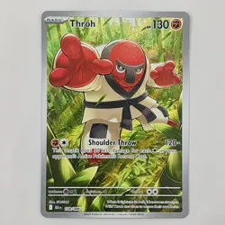 Throh 128/086 SV: Black Bolt IR Full Art Holo Pokemon TCG 2025 NM/M - Image 1