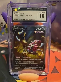 Pokemon Hoopa V GG53/GG70 Crown Zenith: Galarian Gallery Holo CGC 10 - Image 1