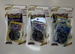 Lot of 3 - Pokemon Astral Radiance Swampert Toxel Oricorio Premium blister packs - Image 1