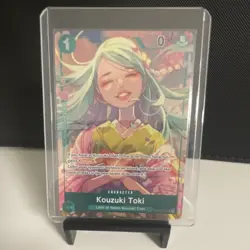 Bandai Kouzuki Toki OP02-031 Paramount War Box Topper Foil Blocker Uncommon - Image 1
