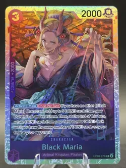 One Piece Two Legends #OP08-074 Super Rare Foil TCG Black Maria - Image 1