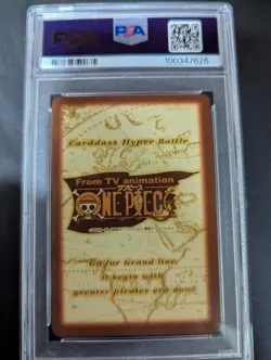 2000 ONE PIECE CARDDASS CHB #S36 KRIEG 4TH STAGE PSA9 - Image 2