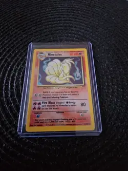 Pokemon Base Set Holo Rare TCG Card Ninetales 12/102, 1999 - Image 2