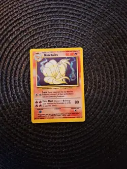 Pokemon Base Set Holo Rare TCG Card Ninetales 12/102, 1999 - Image 5