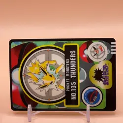 Jolteon Near MINT TCG Pokemon Sealdass Card BANDAI 1997 Japanese Nintendo F/S - Image 2