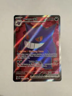 Pokemon TCG Gengar EX Temporal Forces Ultra Rare Card 193/162 - Image 1
