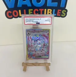PSA 10 Sylveon ex SAR 212/187 Terastal Festival sv8a 2024 Pokemon Card JP - Image 1