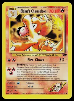 Pokemon Card - Blaine's Charmeleon Gym Challenge 31/132 - Image 1