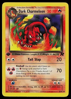 Pokemon Card - Dark Charmeleon Team Rocket 32/82 Uncommon 1st Edition - Image 1