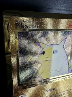 Pokemon 2021 Celebrations Pikachu Gold Metal Promo Card #58/102 - Image 2