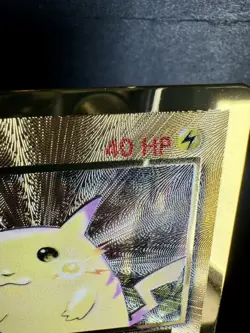Pokemon 2021 Celebrations Pikachu Gold Metal Promo Card #58/102 - Image 3