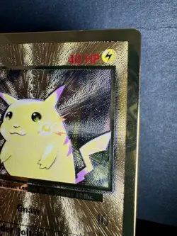 Pokemon 2021 Celebrations Pikachu Gold Metal Promo Card #58/102 - Image 5