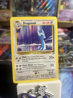 Pokemon TCG Dragonair Base Set 2 Unlimited Rare Card 22/130 LP Vintage - Image 1