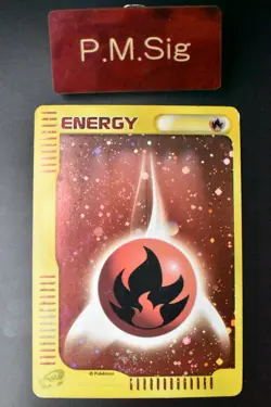 Fire Energy McDonald's Promo 2002 Holo Rare e Series Japanese Pokemon Card - Image 1