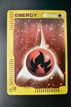 Fire Energy McDonald's Promo 2002 Holo Rare e Series Japanese Pokemon Card - Image 2