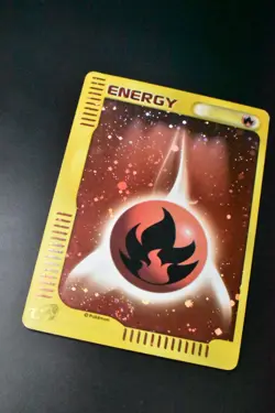 Fire Energy McDonald's Promo 2002 Holo Rare e Series Japanese Pokemon Card - Image 3