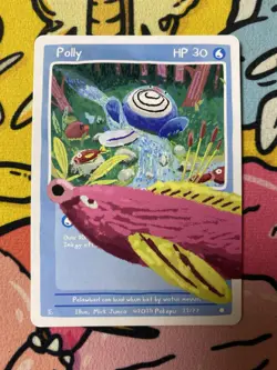 Pokepu v2 - Polly (Poliwag) 22/77 - Derpy Pokemon Parody / Fan Art Card - Image 1