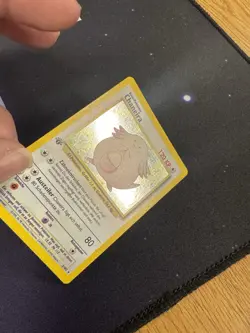 Pokemon TCG Chansey 1st Edition Holo Rare Card Base Set 3/102 GERMAN LP - Image 2