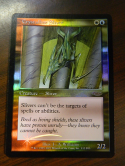 MTG DCI Promo FOIL Crystalline Sliver Excellent - NM Cond - Image 1