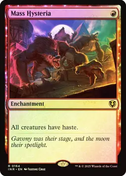 Mass Hysteria Foil Innistrad Remastered NM MTG - Image 1