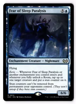 Fear of Sleep Paralysis 12 Commander: Duskmourn: House of Horror NM - Image 1