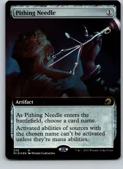 Pithing Needle (Extended Art) Innistrad: Midnight Hunt Foil - Image 1
