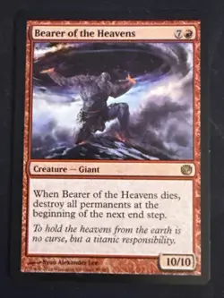 1x Bearer of the Heavens (89) Journey into Nyx LP MTG Magic the Gathering x1 MKE - Image 1