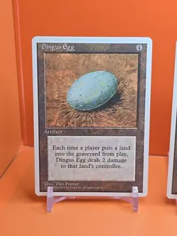 🟤🟤🟤 (4) 1995 Magic The Gathering DINGUS EGG 4TH EDITION PLAYED 🟤🟤🟤 - Image 2