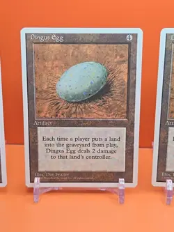 🟤🟤🟤 (4) 1995 Magic The Gathering DINGUS EGG 4TH EDITION PLAYED 🟤🟤🟤 - Image 3
