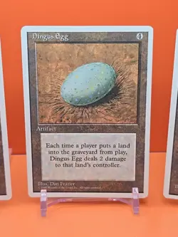 🟤🟤🟤 (4) 1995 Magic The Gathering DINGUS EGG 4TH EDITION PLAYED 🟤🟤🟤 - Image 4