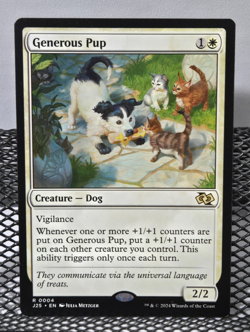 MTG, Generous Pup, R, Foundations Jumpstart 25, J25, NM/MINT, 004 - Image 1