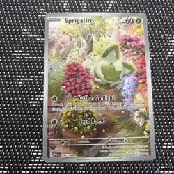 2023 Pokemon Paldea Evolved Sprigatito 196/193 NM - Image 1