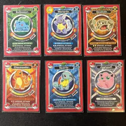 Pokemon Battle Stadium Cards Think Chip Lot of 6 All Different See Photos - Image 1