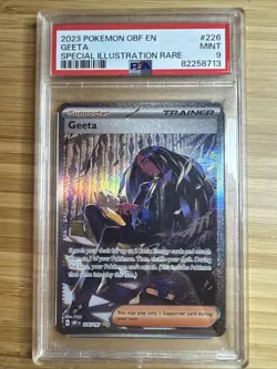 Geeta 226/197 - Special Illustration Rare - 2023 Pokemon Obsidian Flames - PSA 9 - Image 1
